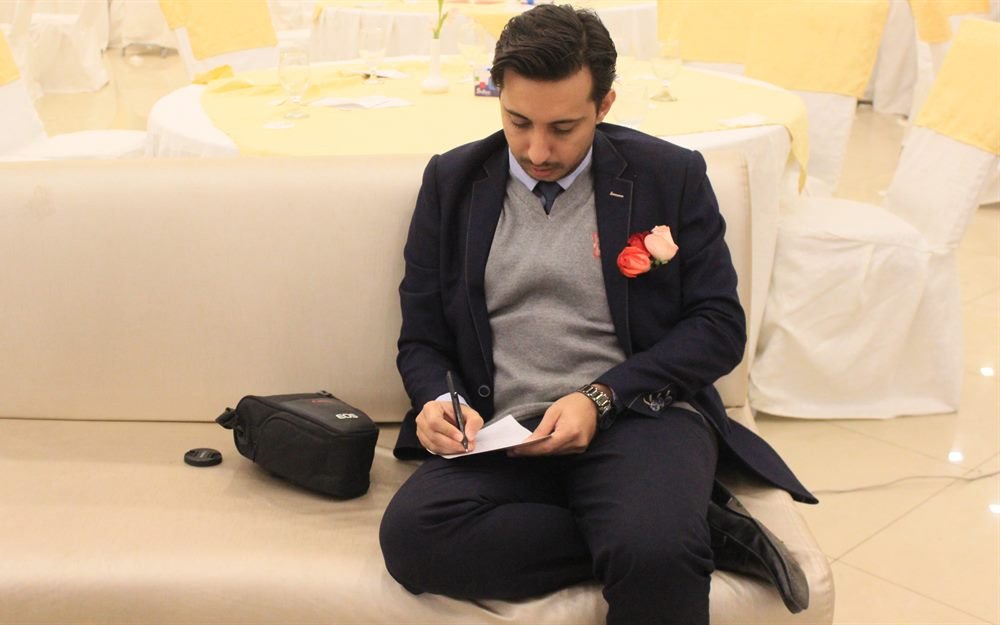 Muhammad Haris at a pharmaceutical industry event